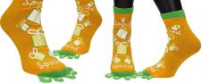 Ponožky Toe Socks Žluté s design…