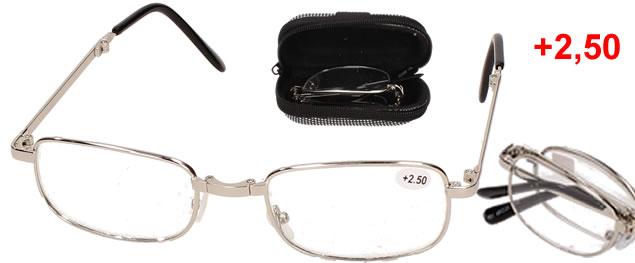 Dioptrické brýle s magnetem černé +3,00